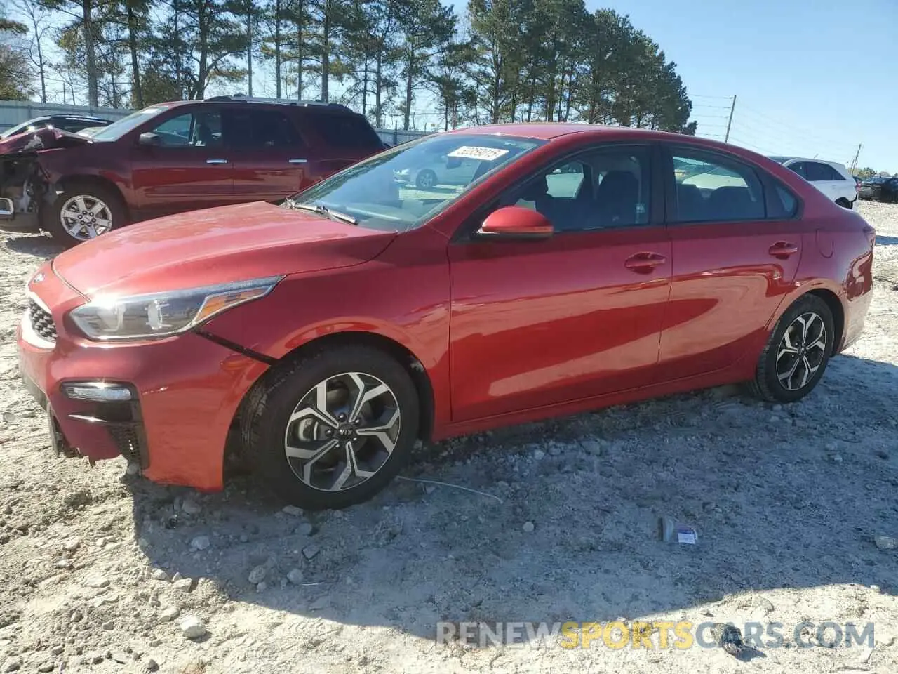 1 Photograph of a damaged car 3KPF24AD0LE218688 KIA FORTE 2020