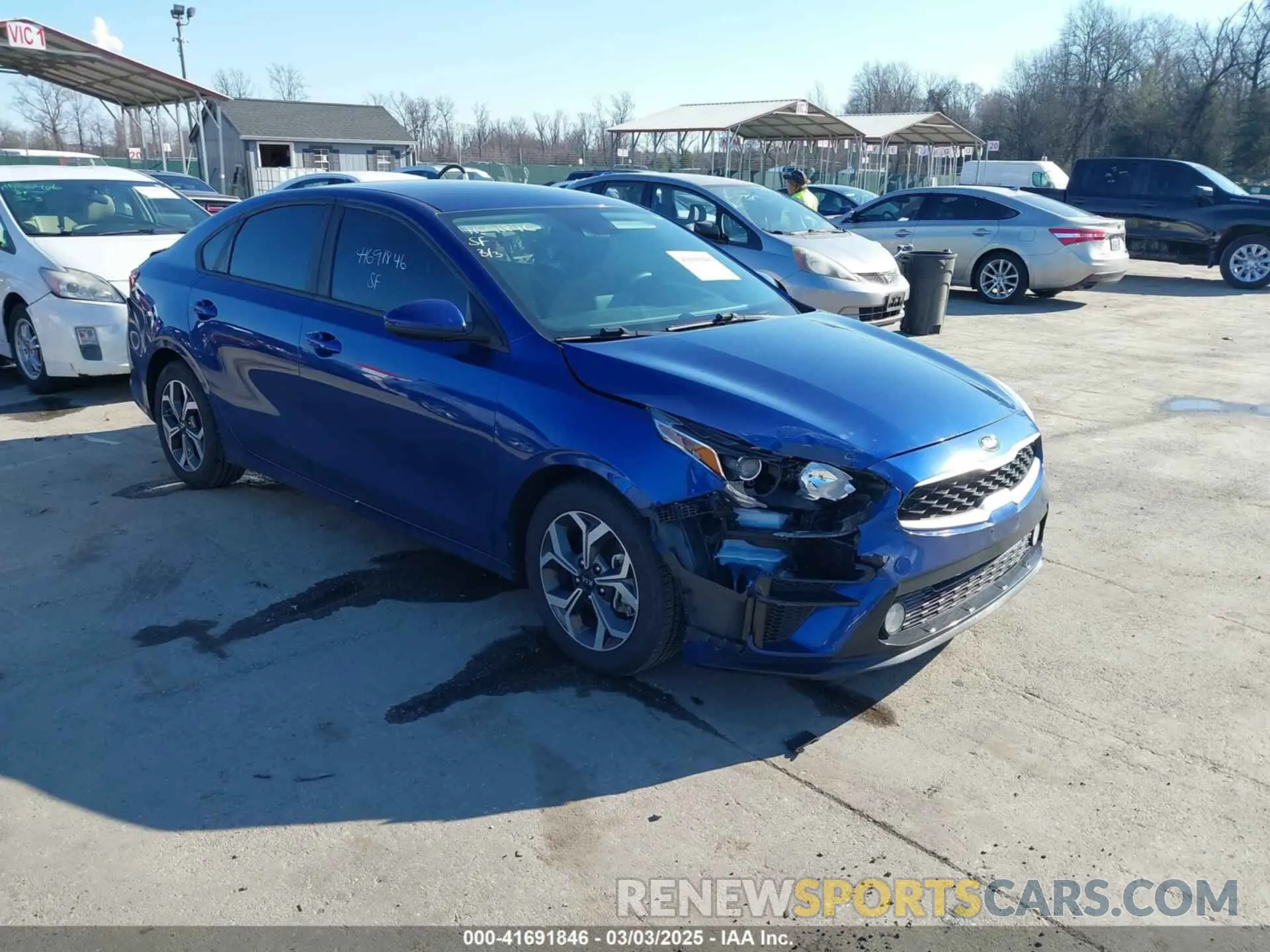 1 Photograph of a damaged car 3KPF24AD1LE178444 KIA FORTE 2020