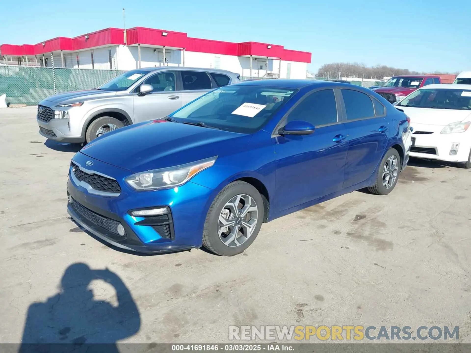 2 Photograph of a damaged car 3KPF24AD1LE178444 KIA FORTE 2020
