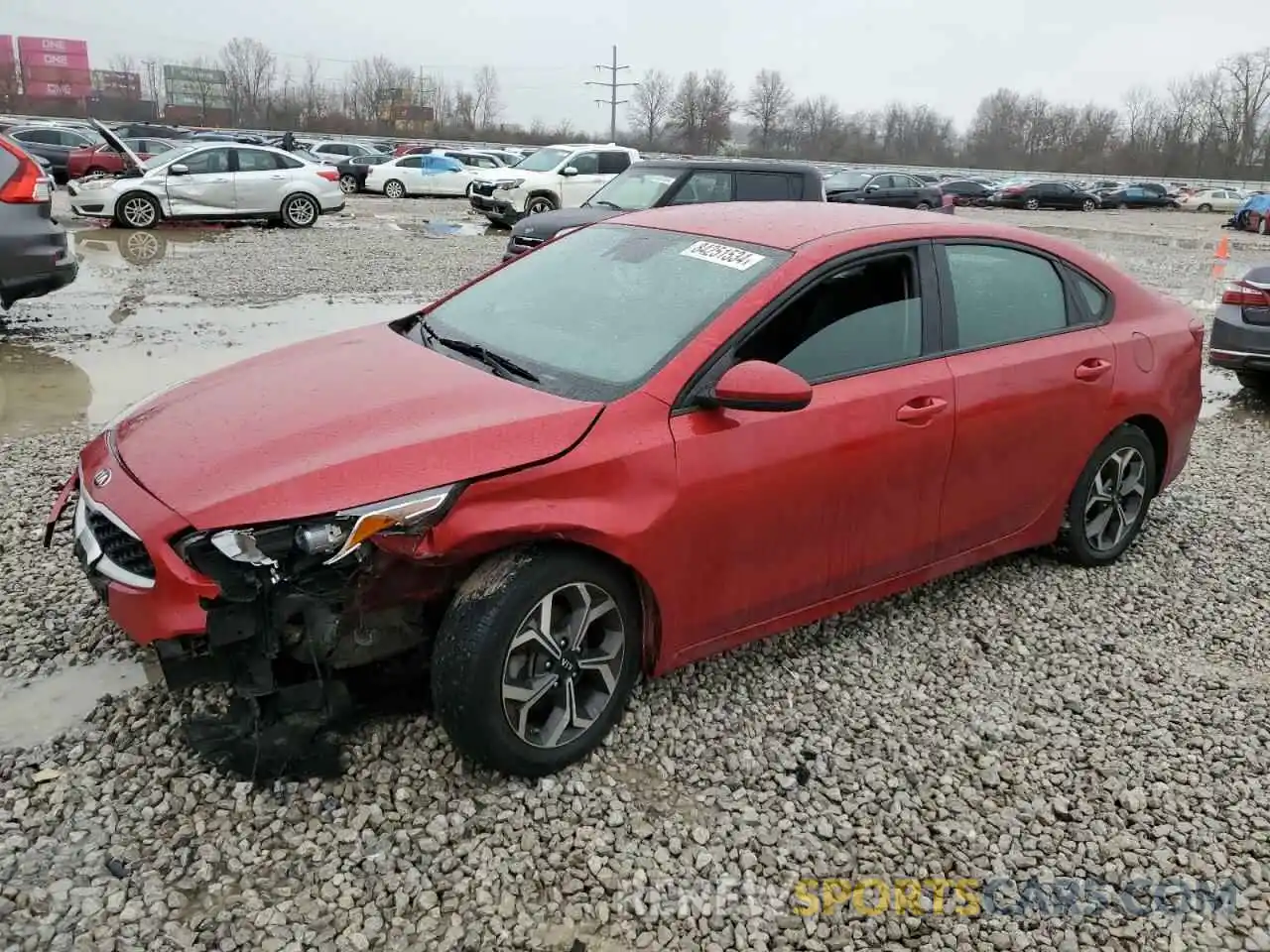 1 Photograph of a damaged car 3KPF24AD1LE183496 KIA FORTE 2020