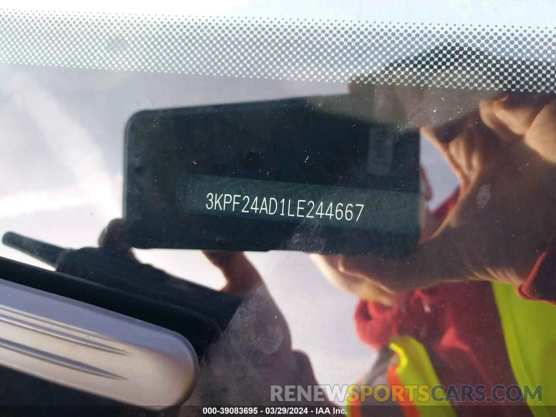 9 Photograph of a damaged car 3KPF24AD1LE244667 KIA FORTE 2020