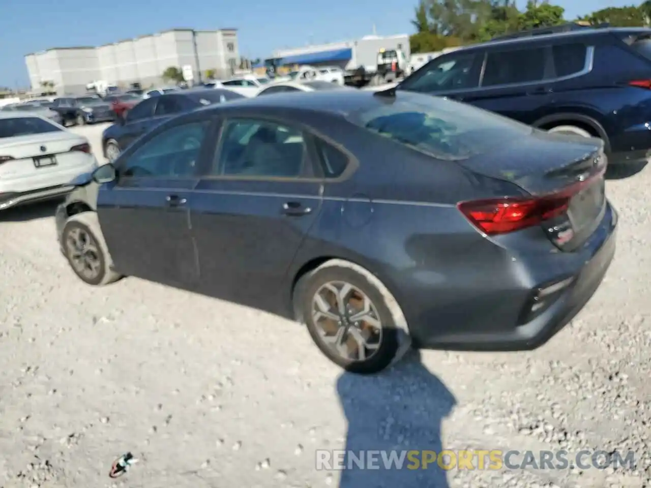 2 Photograph of a damaged car 3KPF24AD1LE259587 KIA FORTE 2020