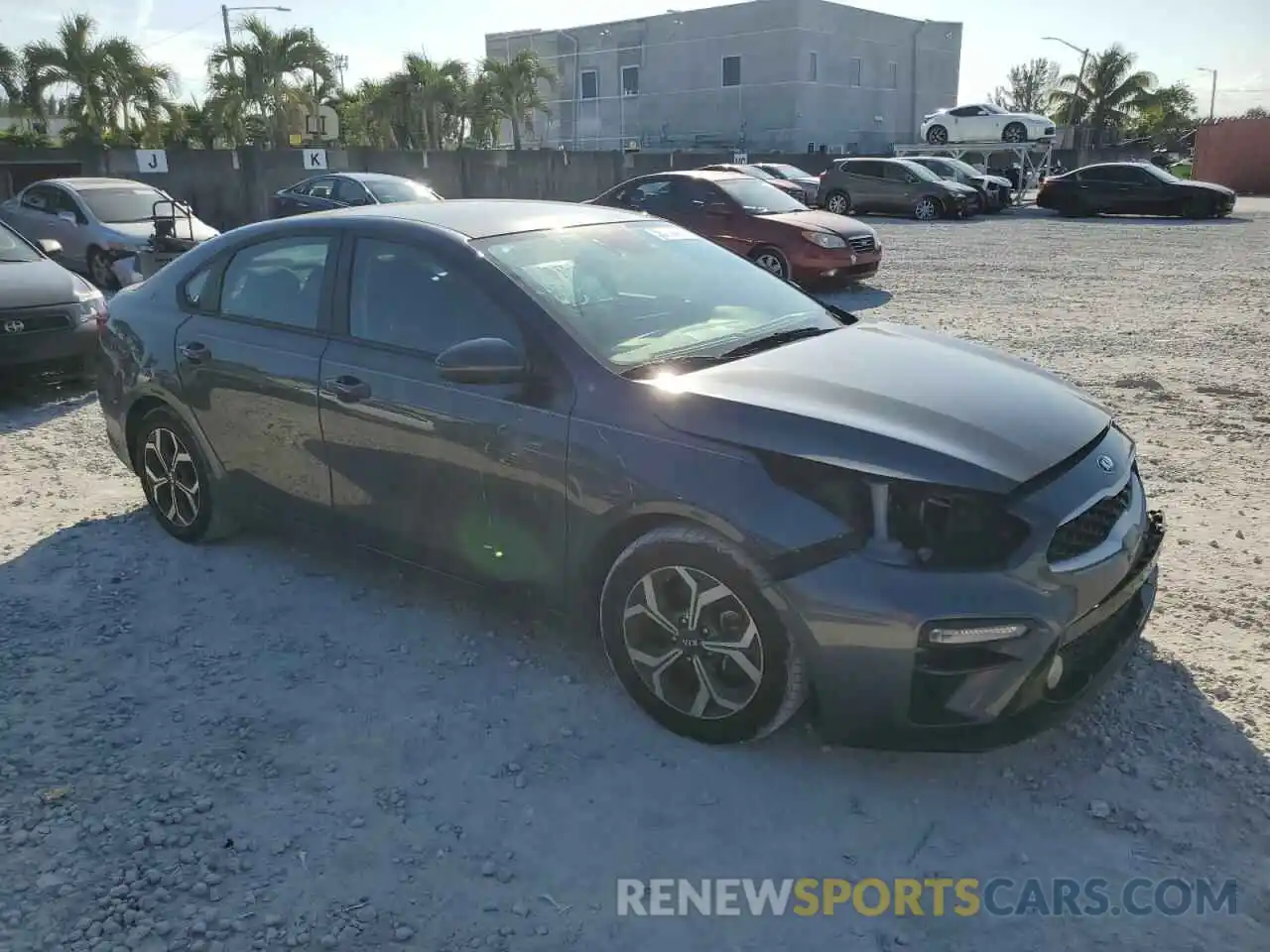 4 Photograph of a damaged car 3KPF24AD1LE259587 KIA FORTE 2020