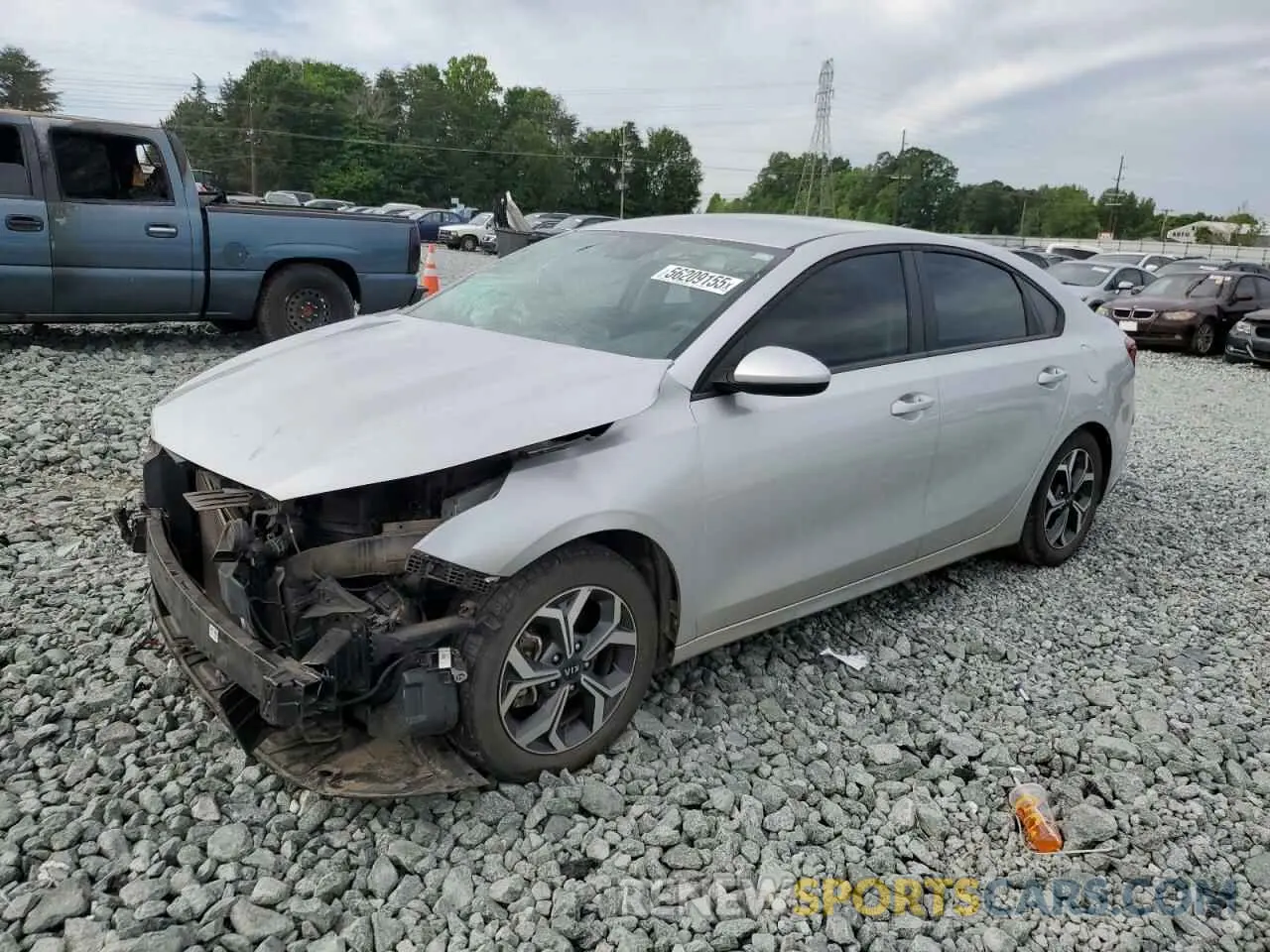 1 Photograph of a damaged car 3KPF24AD2LE141743 KIA FORTE 2020