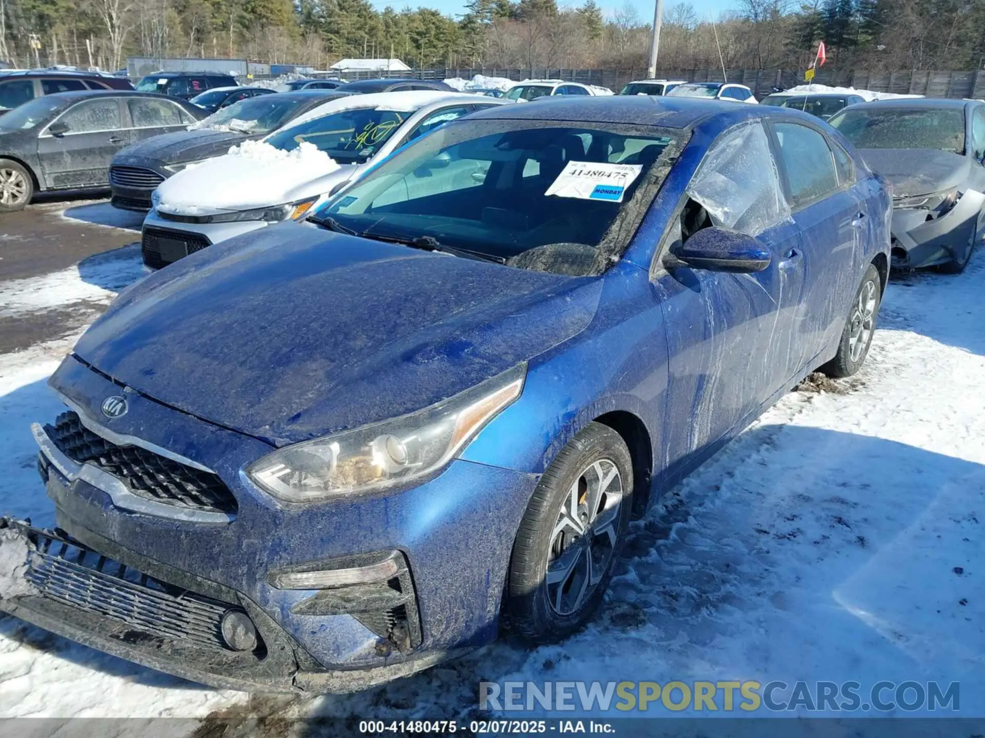 2 Photograph of a damaged car 3KPF24AD2LE163421 KIA FORTE 2020