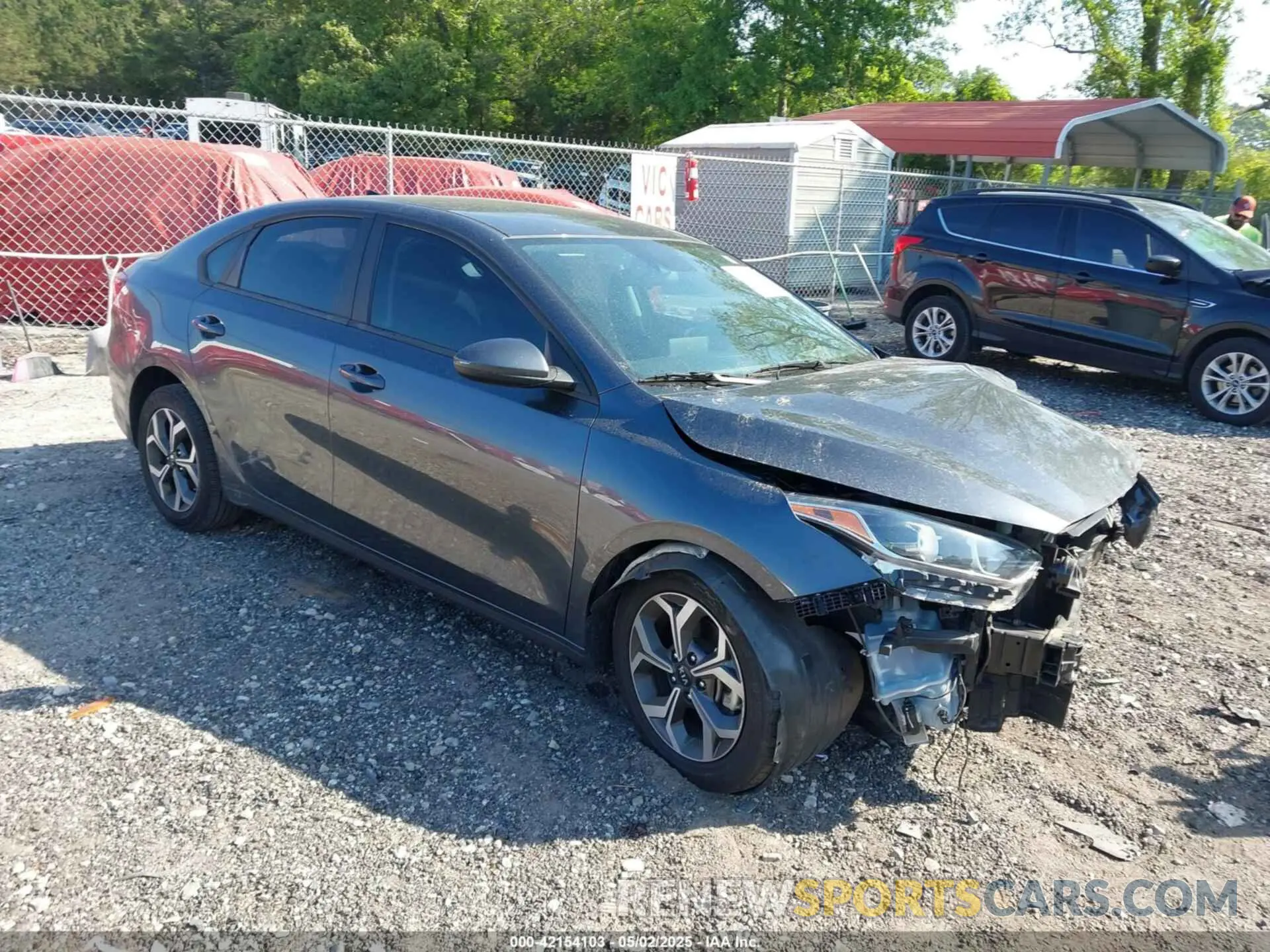 1 Photograph of a damaged car 3KPF24AD2LE221947 KIA FORTE 2020