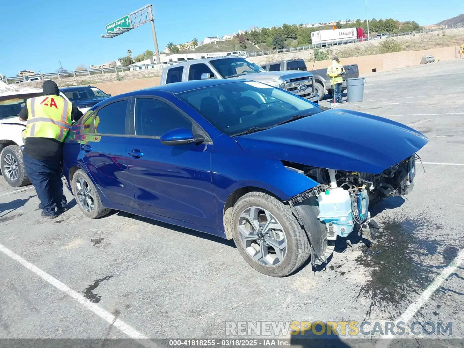 1 Photograph of a damaged car 3KPF24AD2LE258075 KIA FORTE 2020
