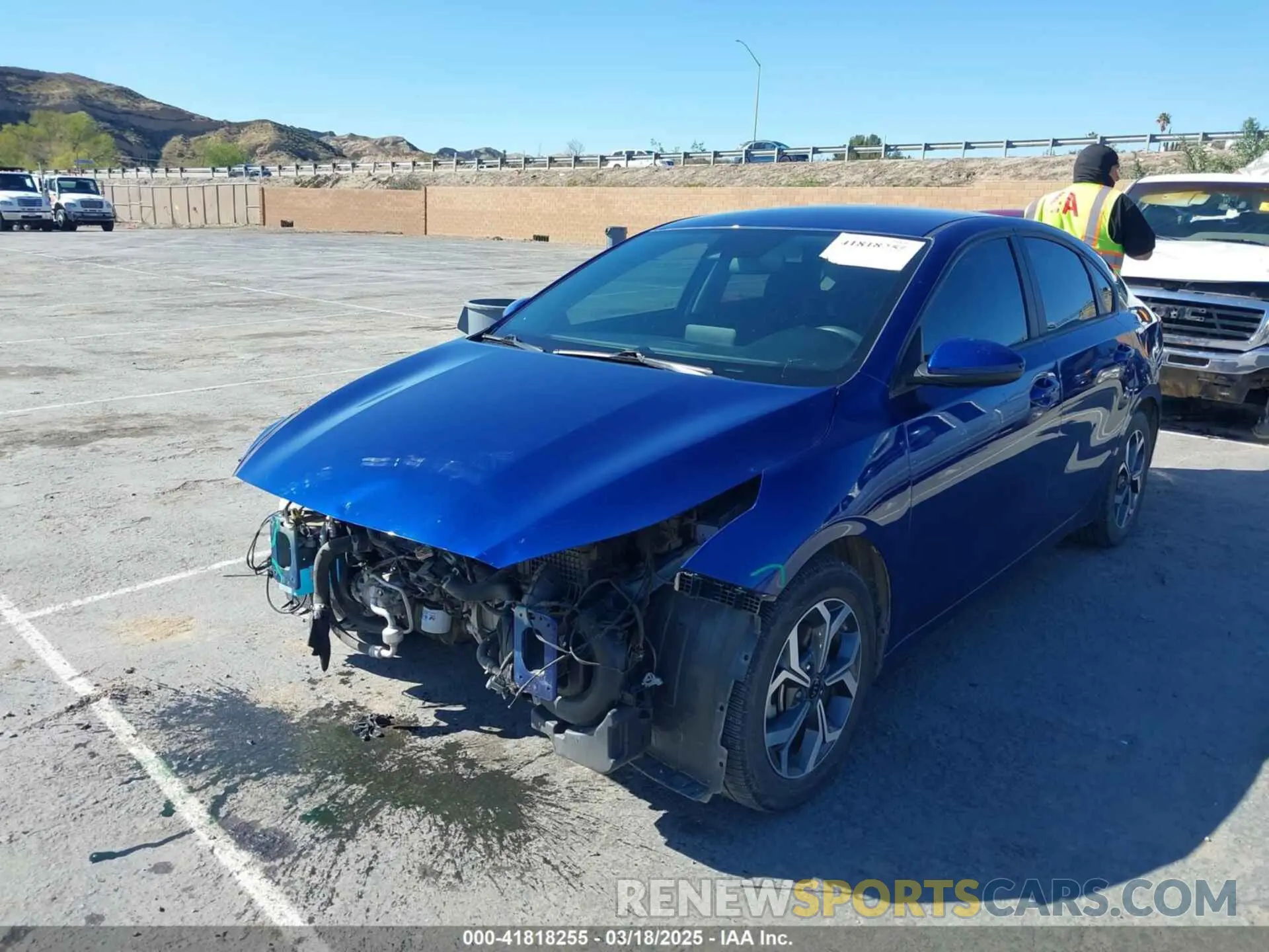 2 Photograph of a damaged car 3KPF24AD2LE258075 KIA FORTE 2020
