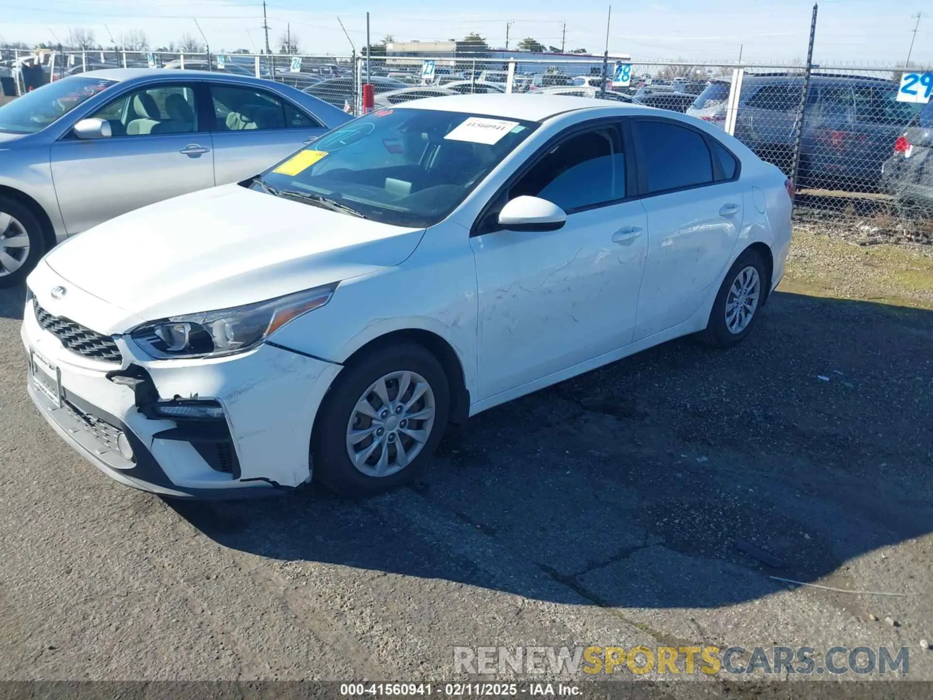 2 Photograph of a damaged car 3KPF24AD3LE159555 KIA FORTE 2020