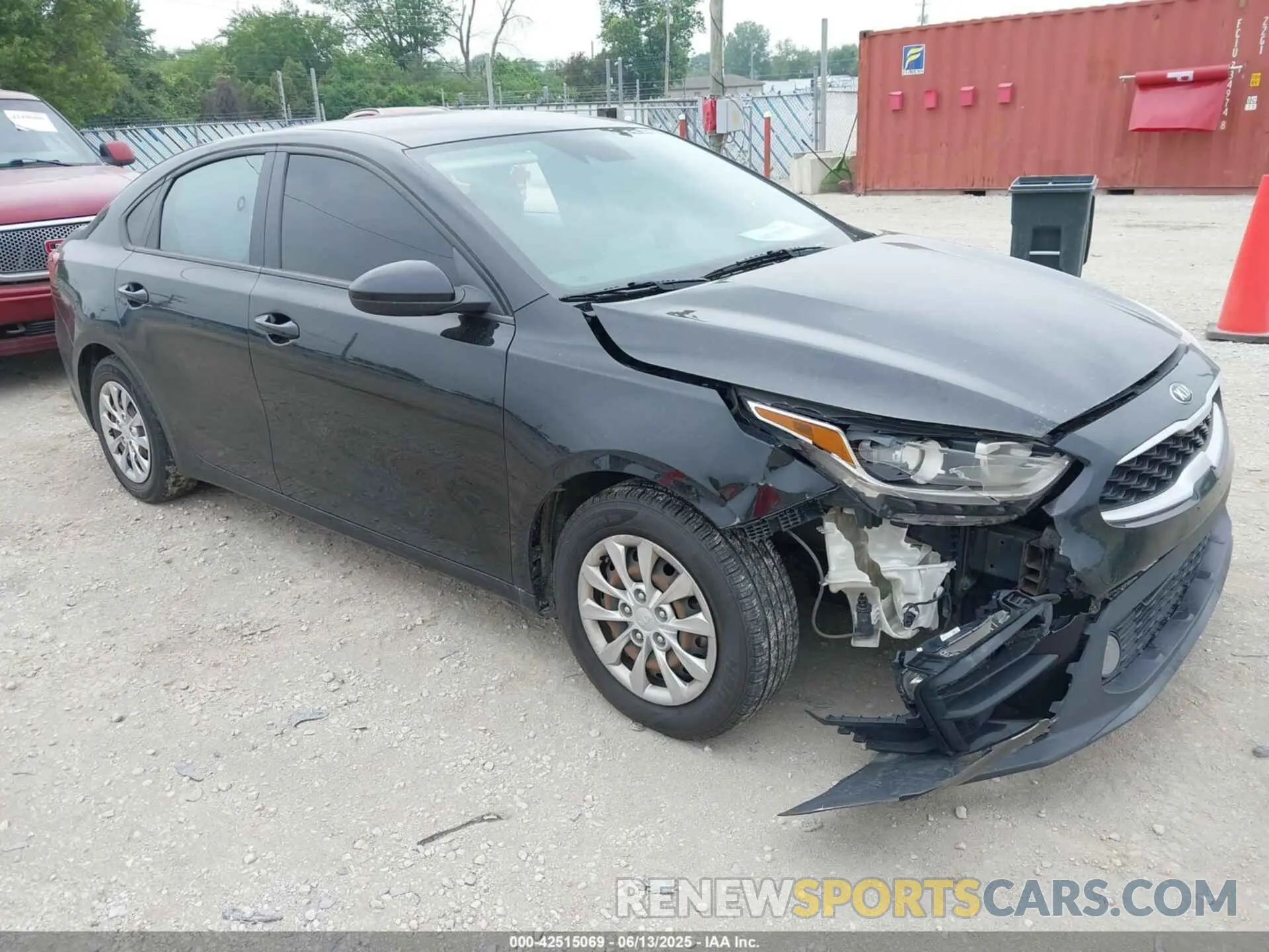 1 Photograph of a damaged car 3KPF24AD3LE173231 KIA FORTE 2020