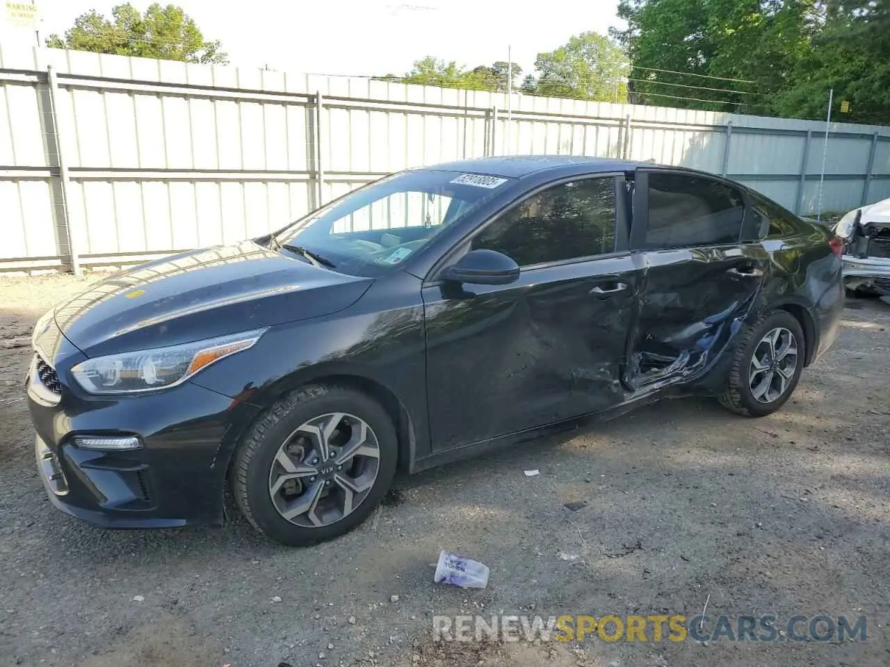 1 Photograph of a damaged car 3KPF24AD3LE176887 KIA FORTE 2020
