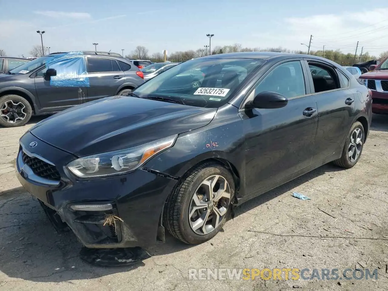 1 Photograph of a damaged car 3KPF24AD3LE192183 KIA FORTE 2020