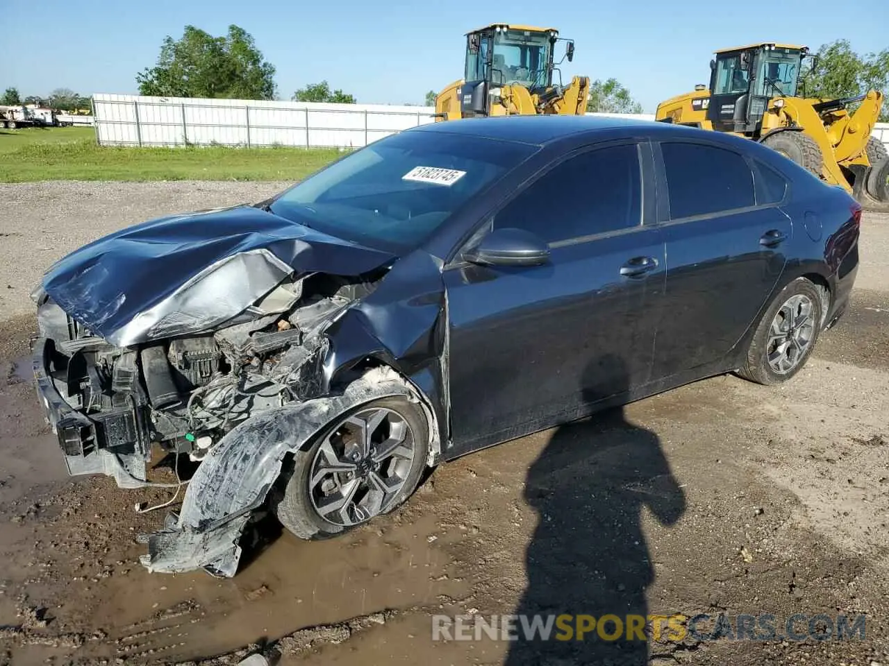 1 Photograph of a damaged car 3KPF24AD3LE195309 KIA FORTE 2020