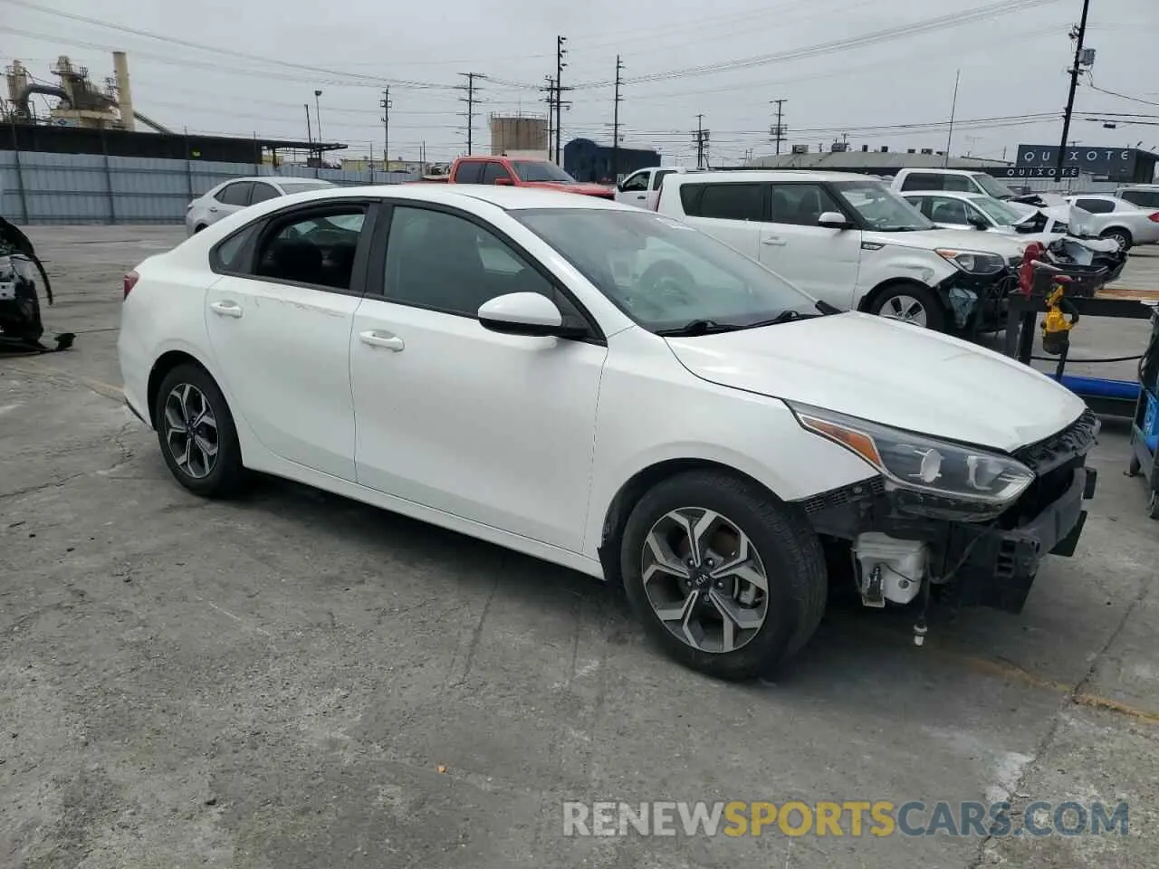 4 Photograph of a damaged car 3KPF24AD3LE206583 KIA FORTE 2020