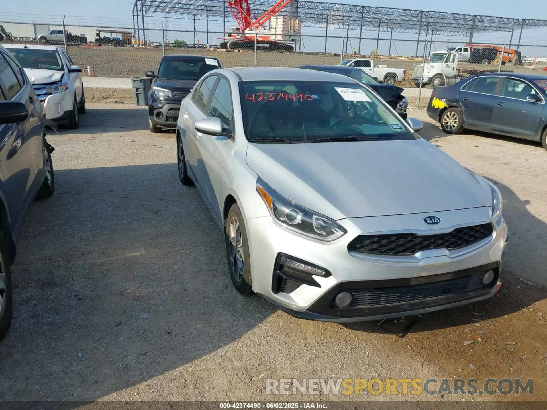 1 Photograph of a damaged car 3KPF24AD3LE212819 KIA FORTE 2020