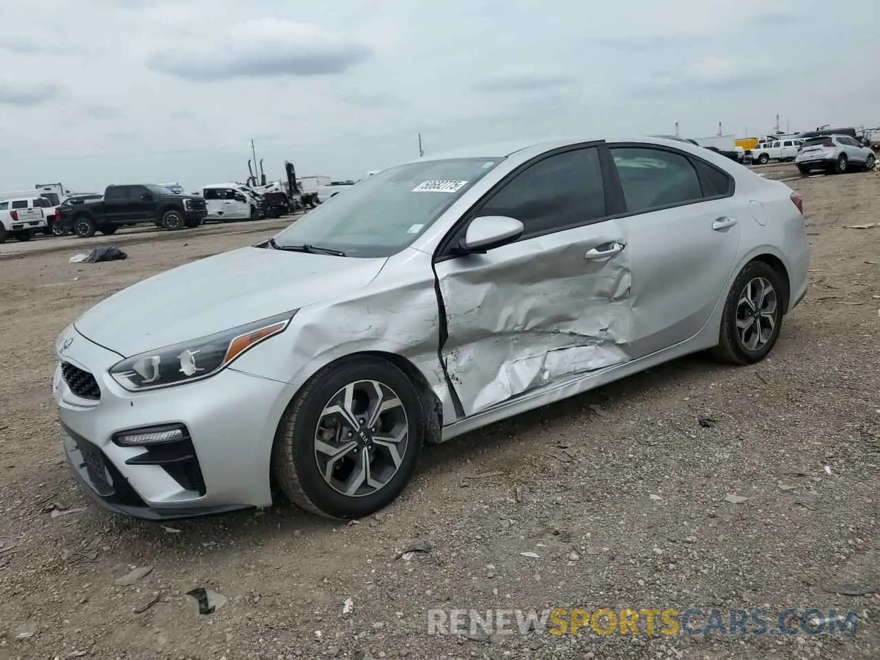 1 Photograph of a damaged car 3KPF24AD4LE141095 KIA FORTE 2020