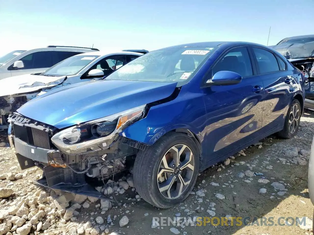 1 Photograph of a damaged car 3KPF24AD4LE229158 KIA FORTE 2020