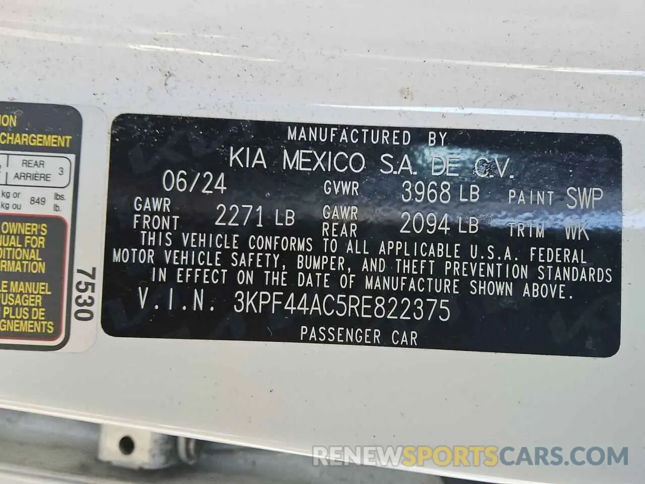 12 Photograph of a damaged car 3KPF24AD4LE232657 KIA FORTE 2020