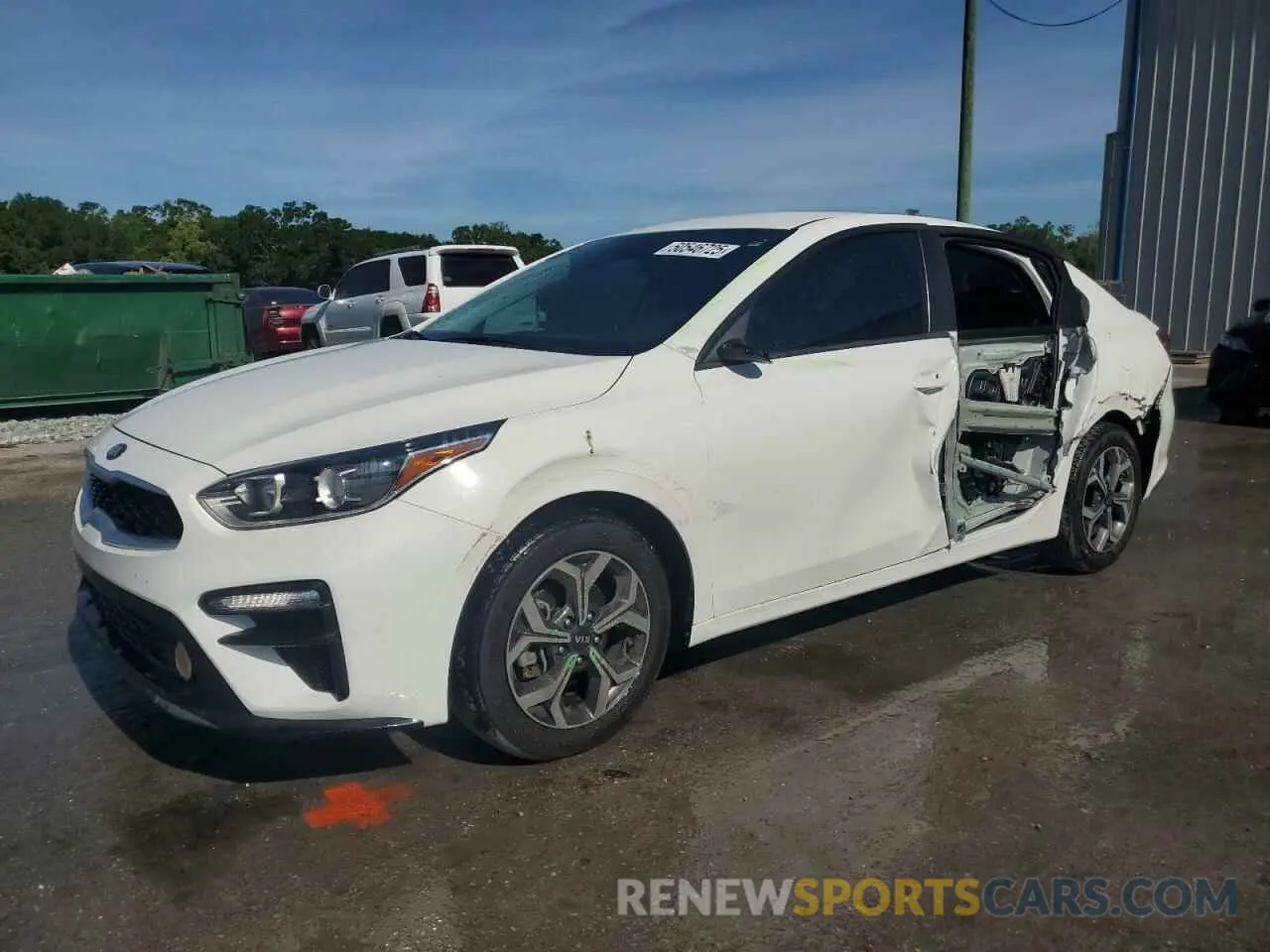 1 Photograph of a damaged car 3KPF24AD4LE243934 KIA FORTE 2020
