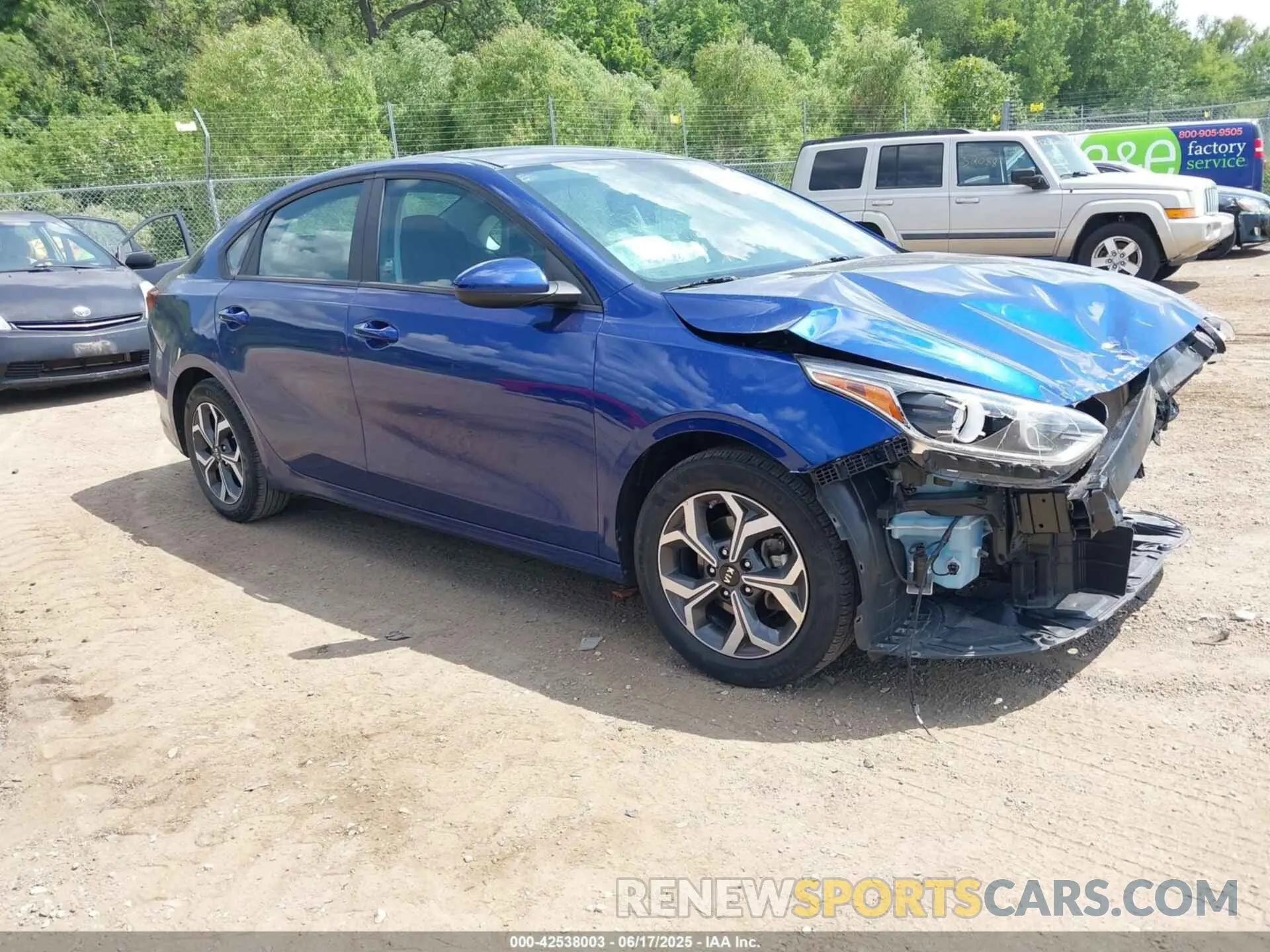 1 Photograph of a damaged car 3KPF24AD4LE257896 KIA FORTE 2020