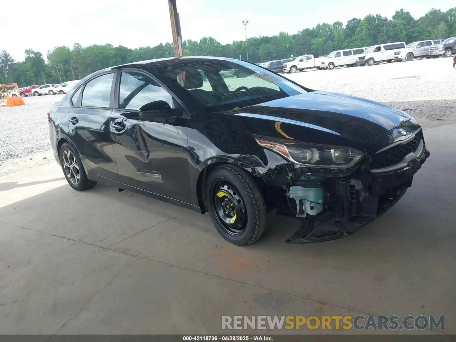 1 Photograph of a damaged car 3KPF24AD5LE141476 KIA FORTE 2020