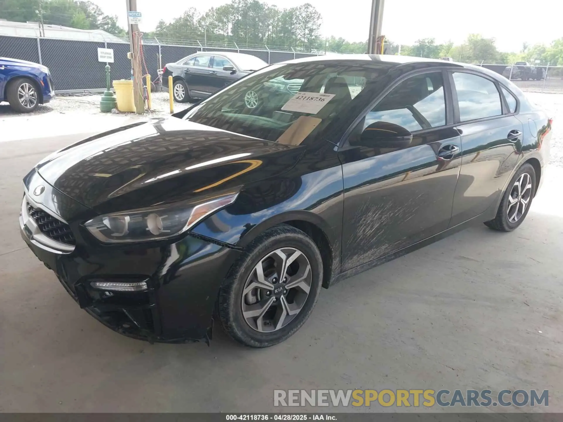 2 Photograph of a damaged car 3KPF24AD5LE141476 KIA FORTE 2020