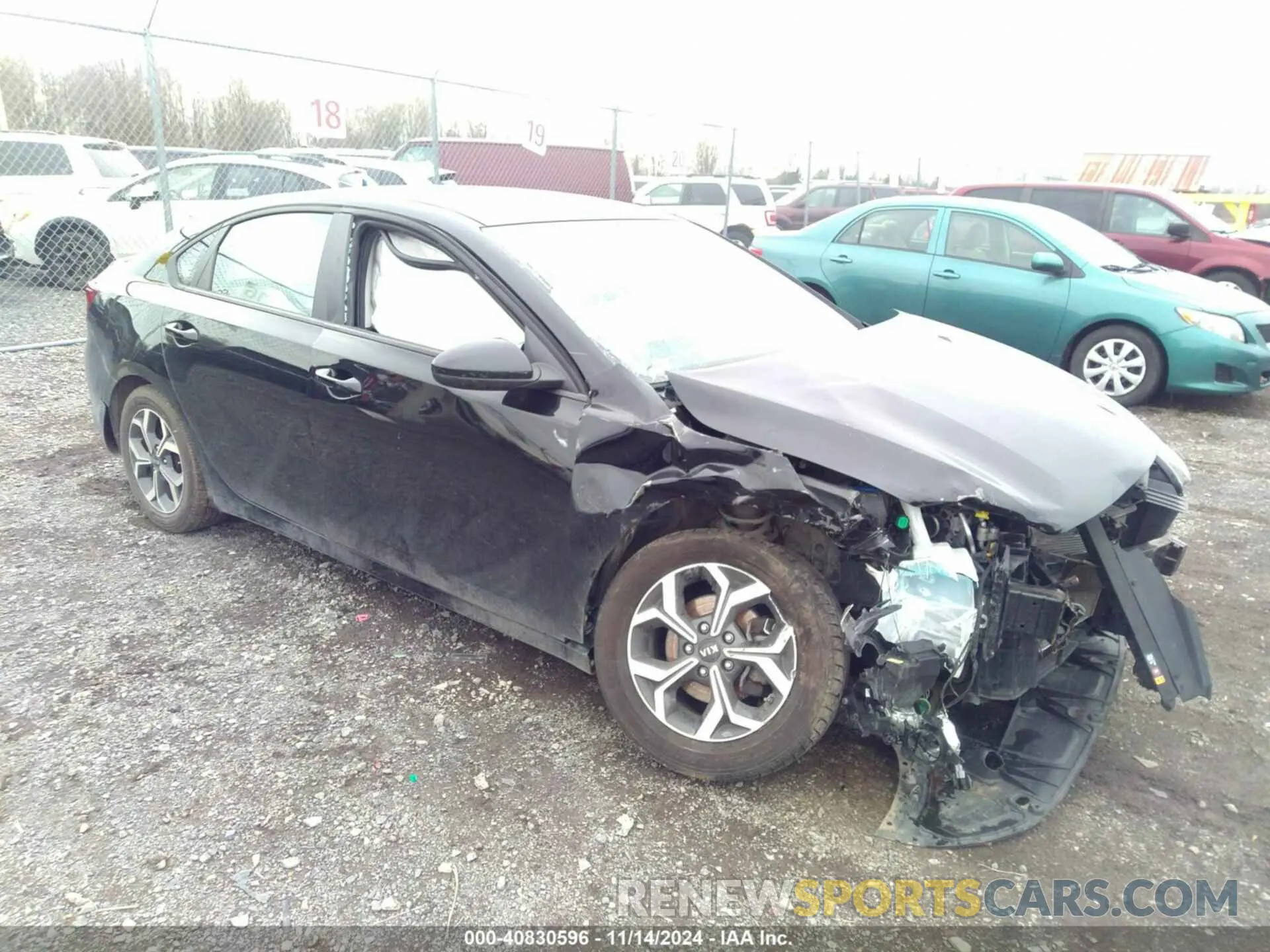 1 Photograph of a damaged car 3KPF24AD5LE144720 KIA FORTE 2020