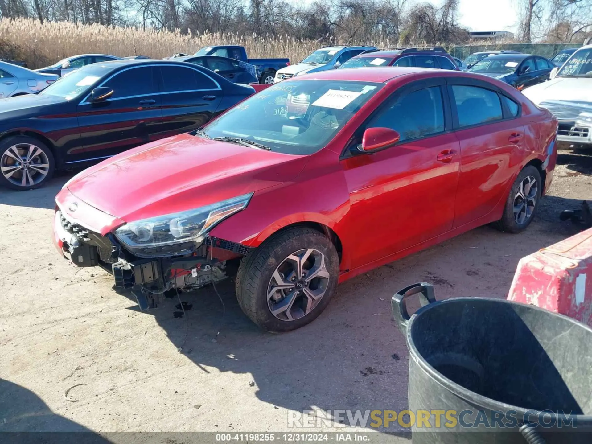 2 Photograph of a damaged car 3KPF24AD6LE195577 KIA FORTE 2020