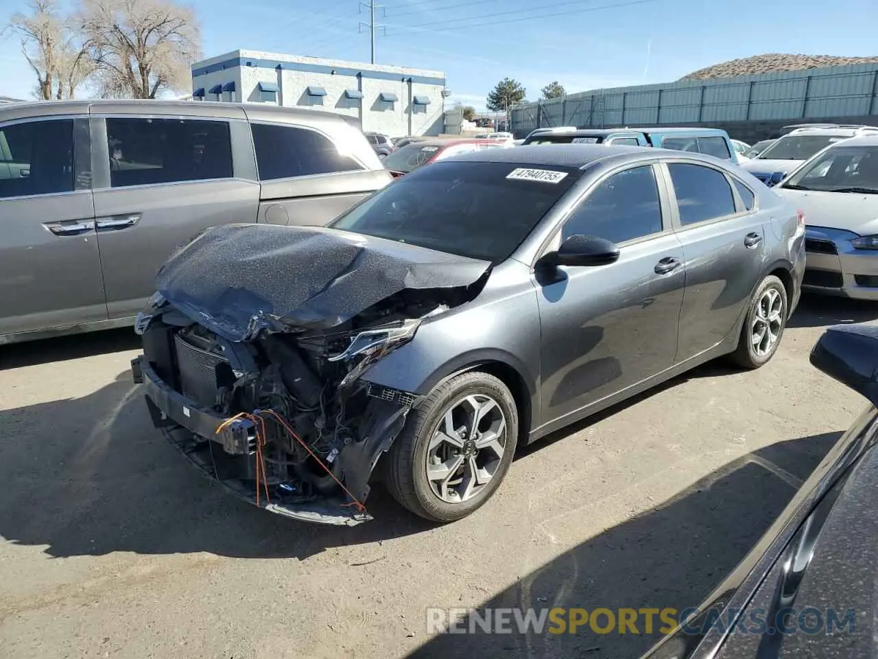 1 Photograph of a damaged car 3KPF24AD6LE208196 KIA FORTE 2020