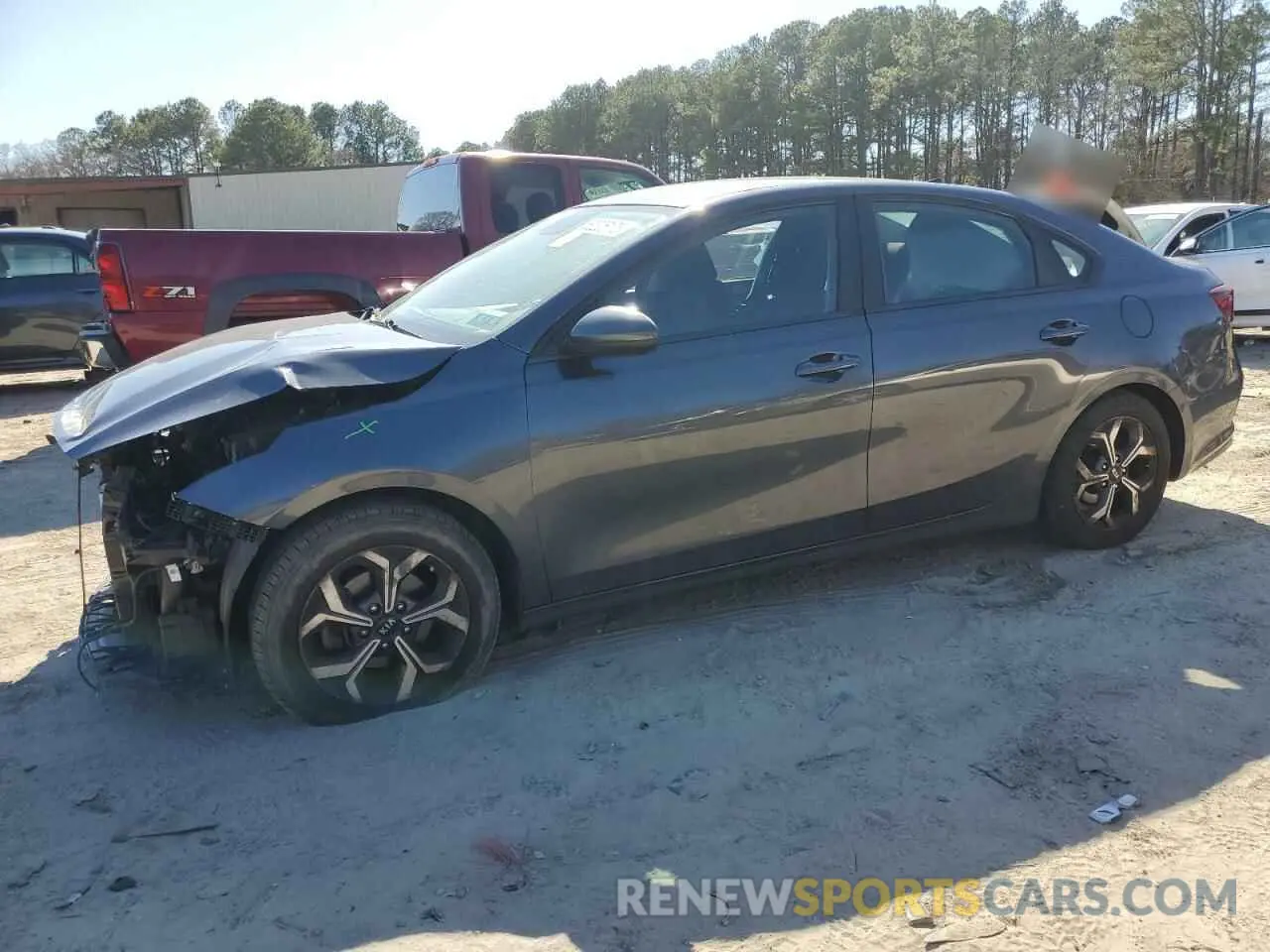 1 Photograph of a damaged car 3KPF24AD6LE222602 KIA FORTE 2020
