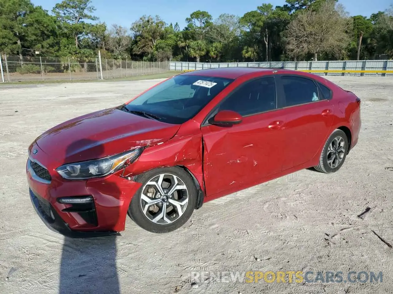 1 Photograph of a damaged car 3KPF24AD6LE236645 KIA FORTE 2020