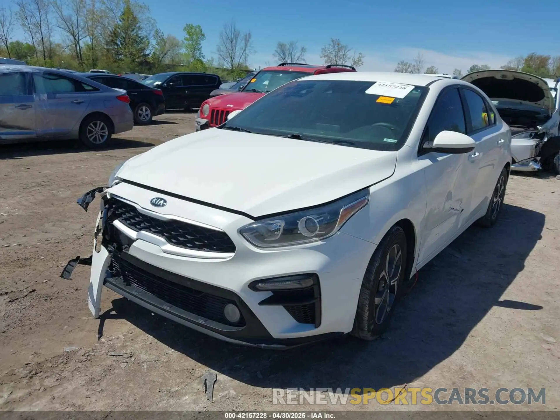 2 Photograph of a damaged car 3KPF24AD6LE256720 KIA FORTE 2020