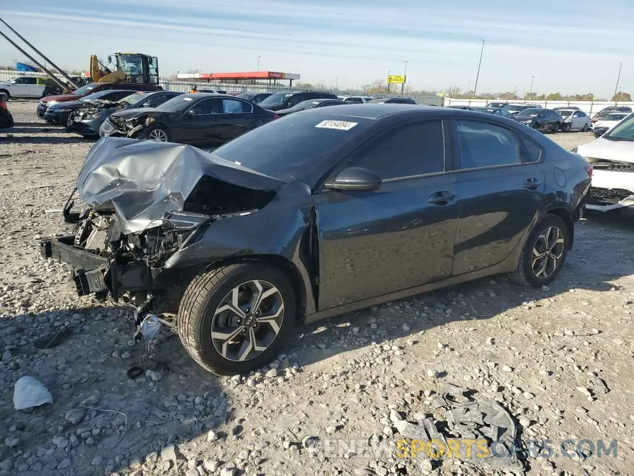 1 Photograph of a damaged car 3KPF24AD7LE143374 KIA FORTE 2020