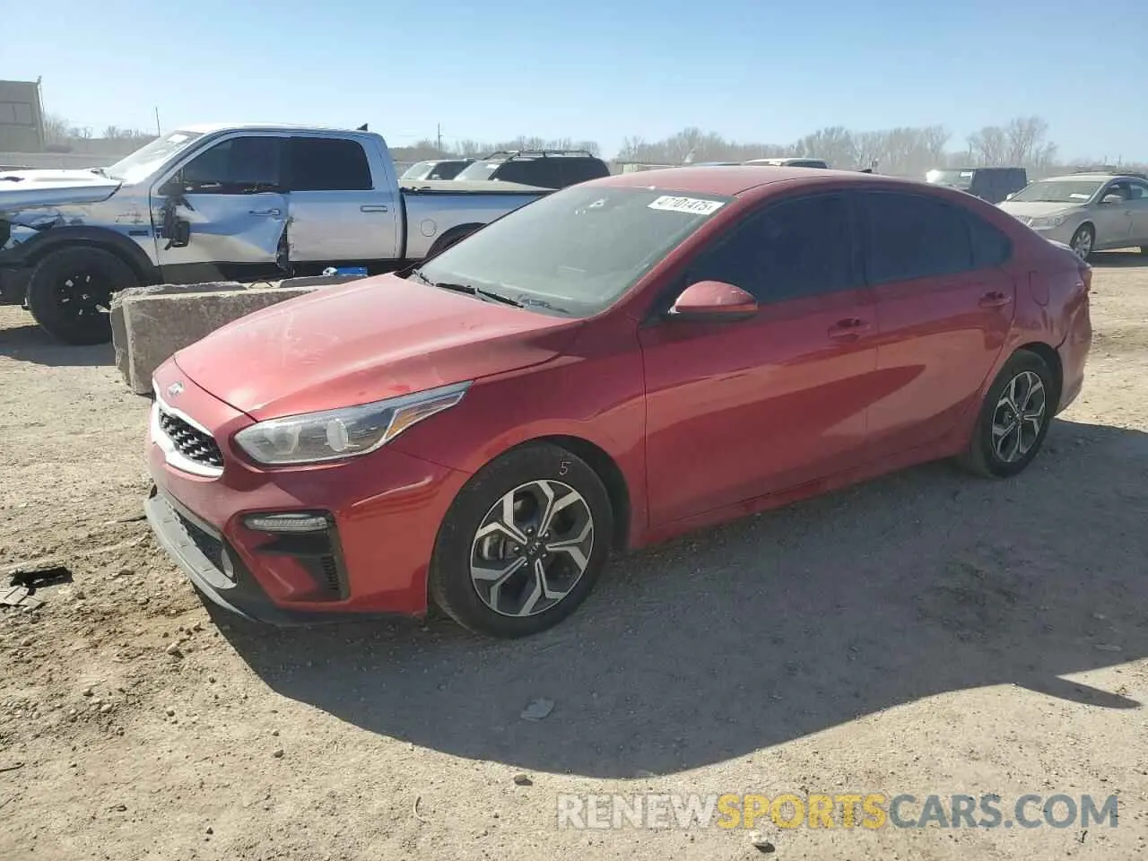 1 Photograph of a damaged car 3KPF24AD7LE154004 KIA FORTE 2020