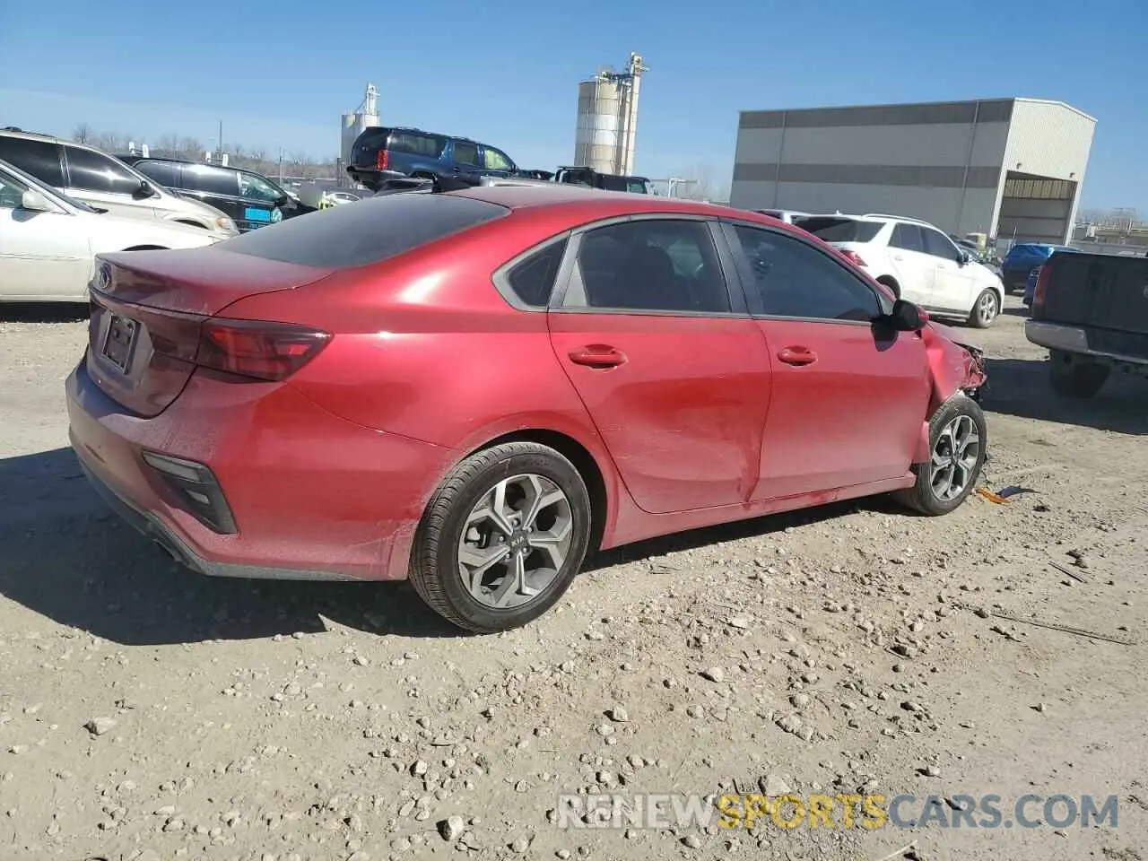 3 Photograph of a damaged car 3KPF24AD7LE154004 KIA FORTE 2020