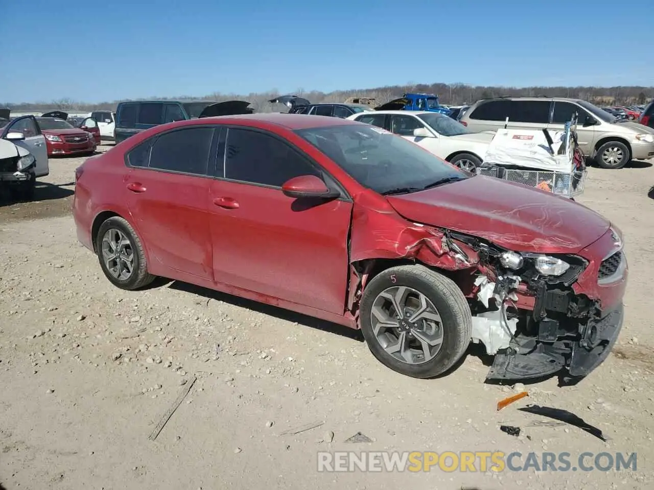 4 Photograph of a damaged car 3KPF24AD7LE154004 KIA FORTE 2020