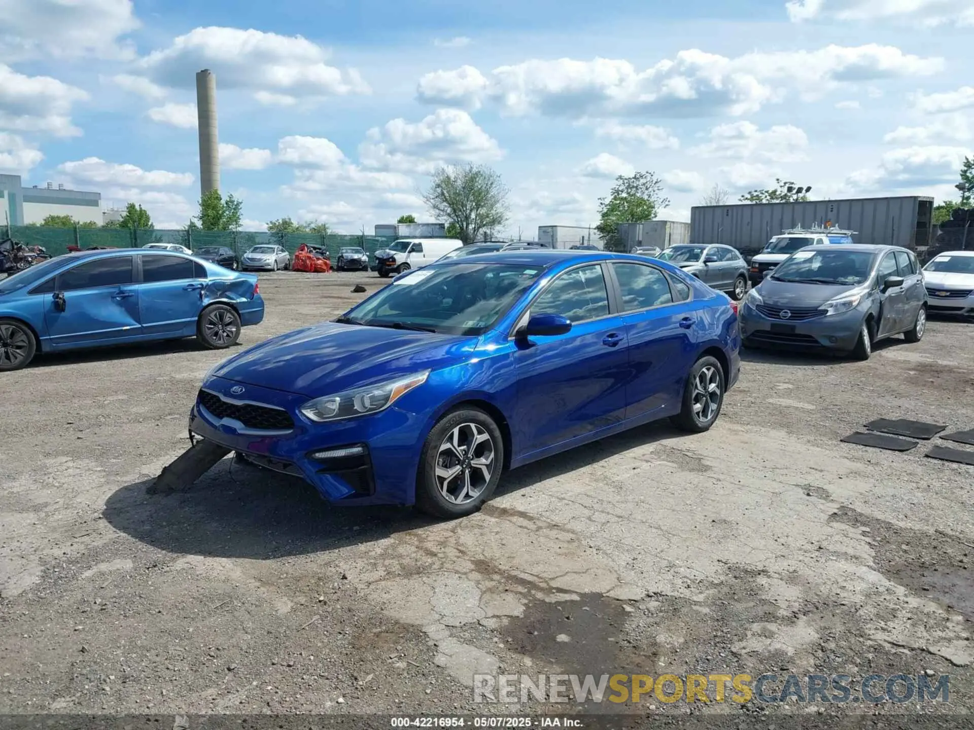 2 Photograph of a damaged car 3KPF24AD7LE187522 KIA FORTE 2020