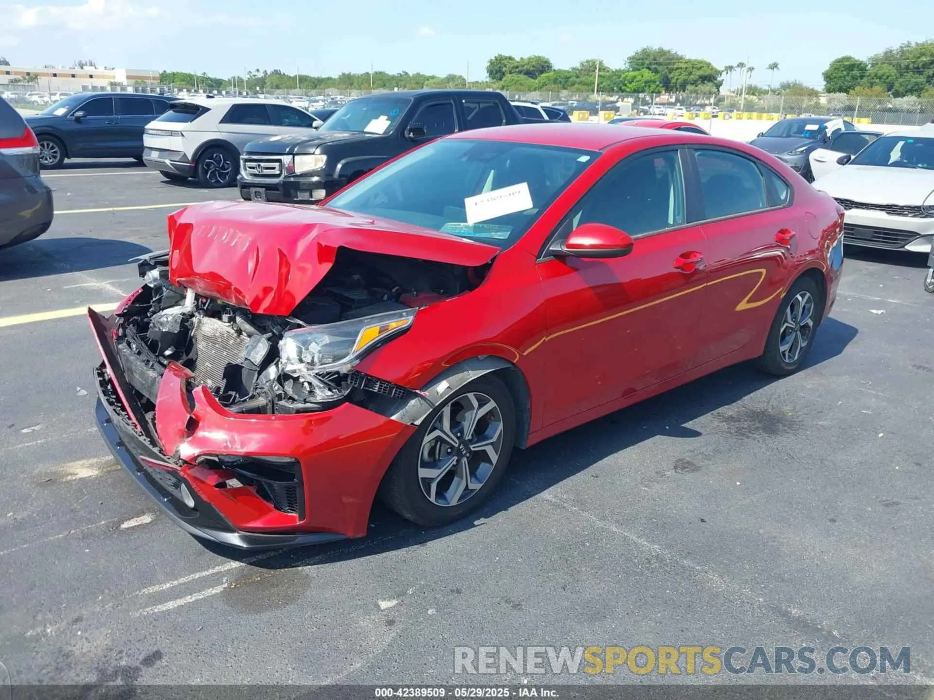 2 Photograph of a damaged car 3KPF24AD7LE203489 KIA FORTE 2020