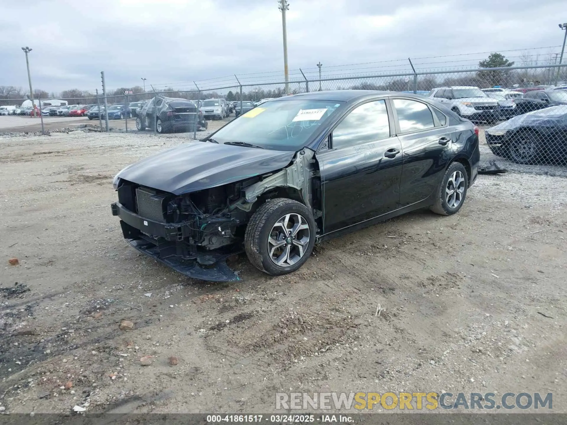 2 Photograph of a damaged car 3KPF24AD7LE205405 KIA FORTE 2020