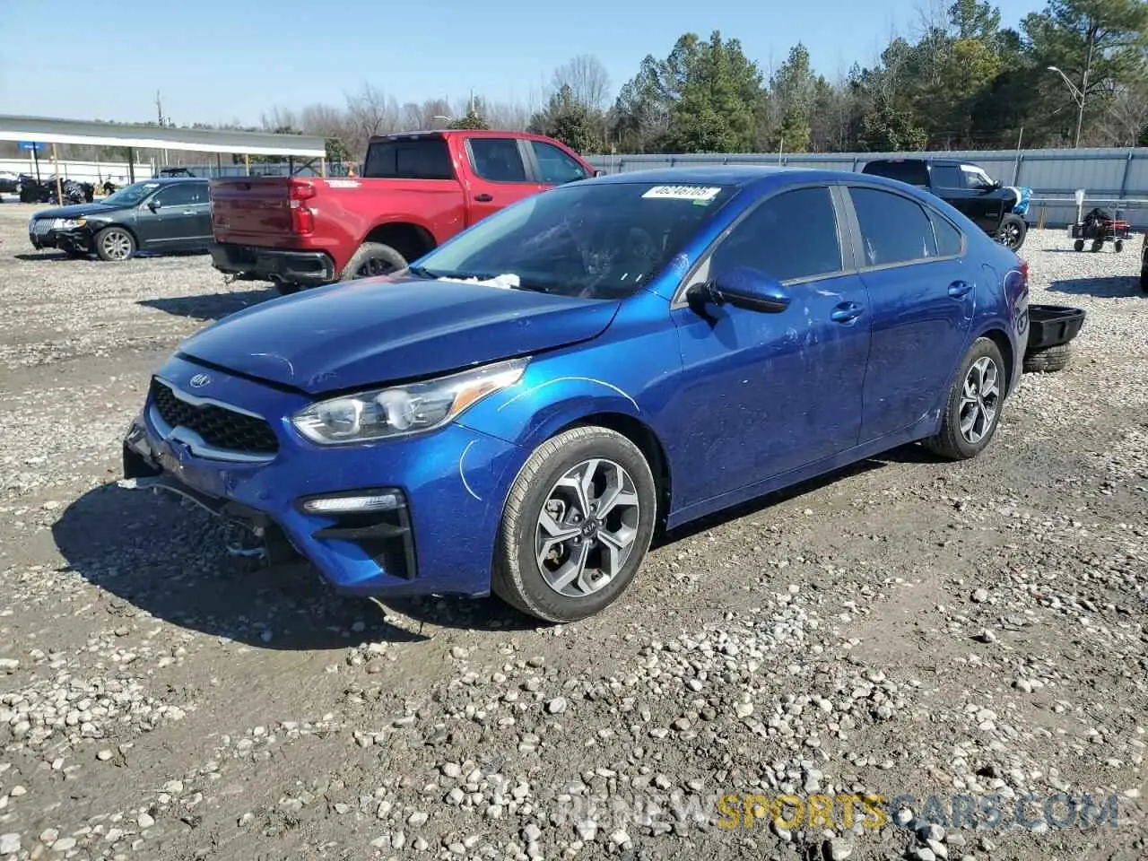 1 Photograph of a damaged car 3KPF24AD7LE216615 KIA FORTE 2020