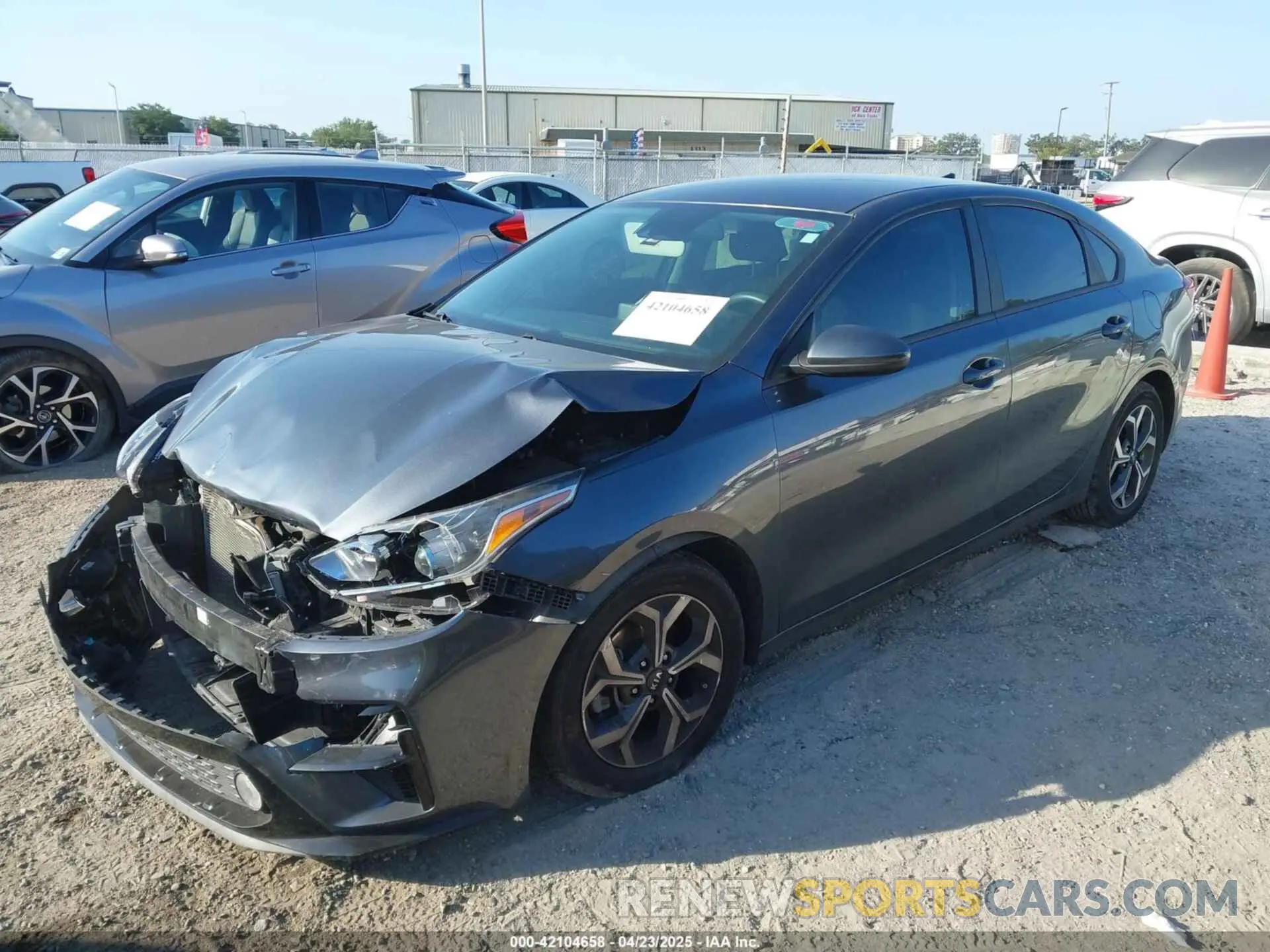 2 Photograph of a damaged car 3KPF24AD7LE228649 KIA FORTE 2020