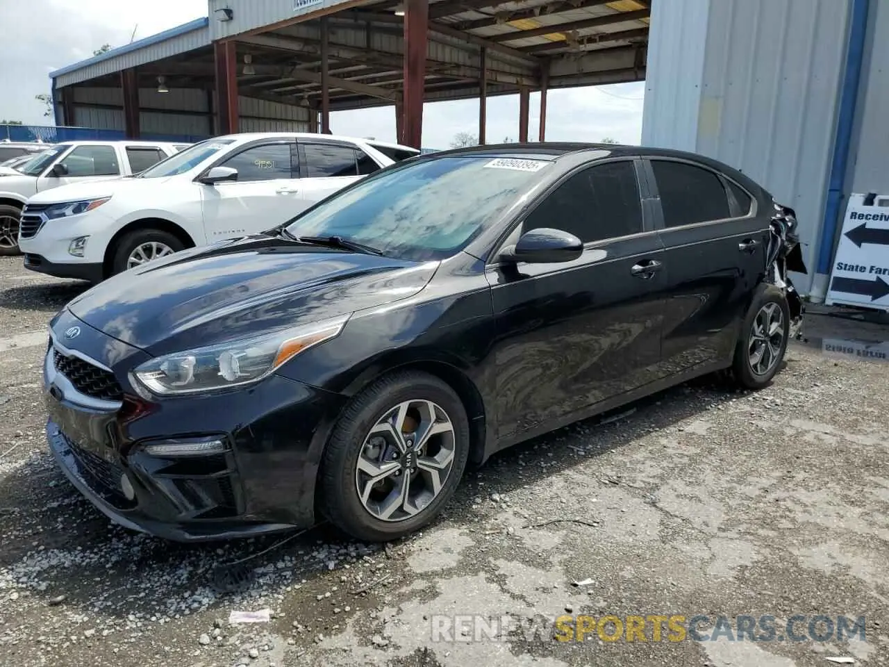 1 Photograph of a damaged car 3KPF24AD7LE240445 KIA FORTE 2020