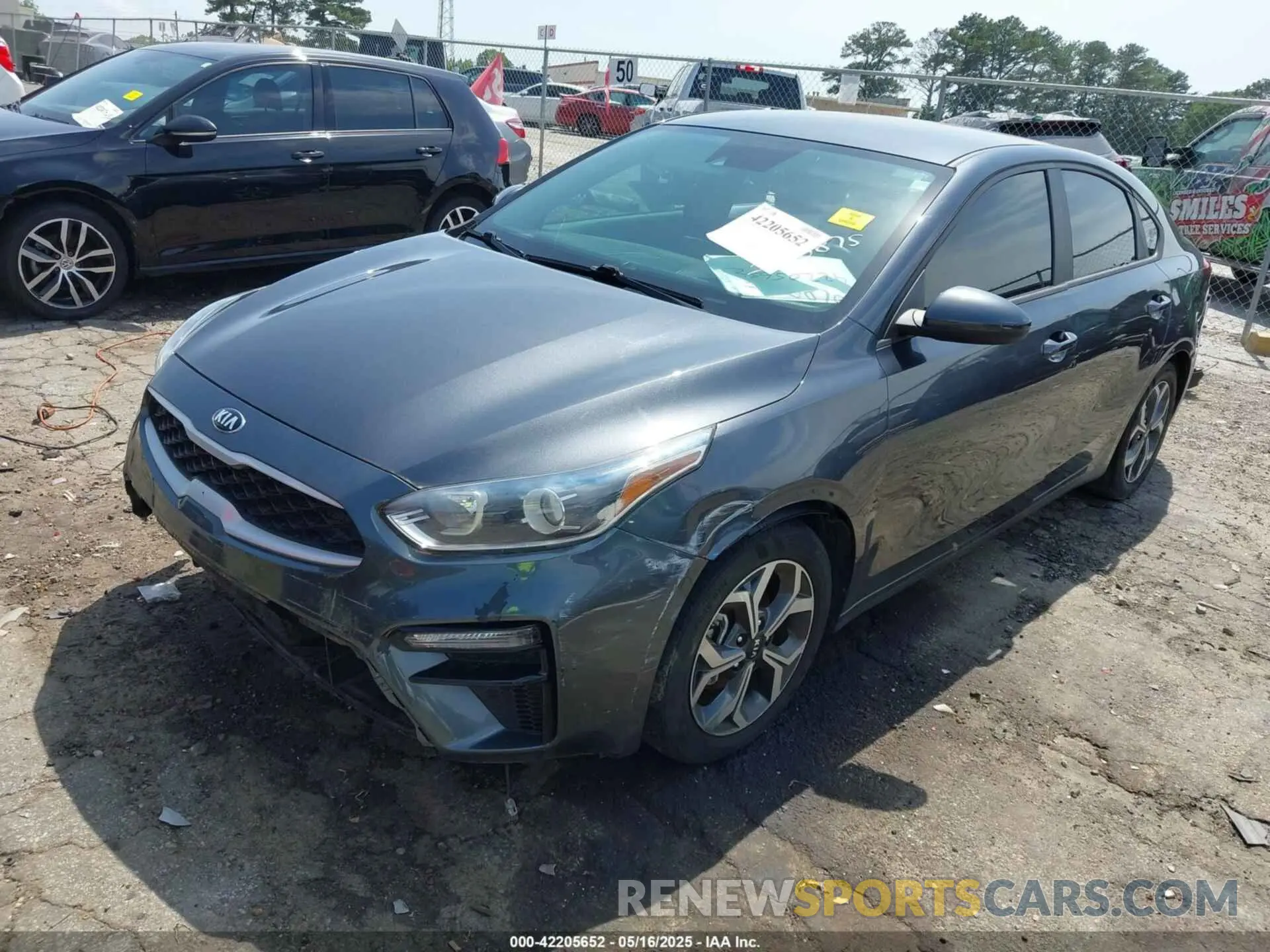 2 Photograph of a damaged car 3KPF24AD7LE242194 KIA FORTE 2020