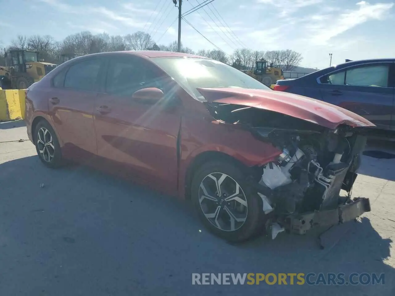 4 Photograph of a damaged car 3KPF24AD8LE141794 KIA FORTE 2020