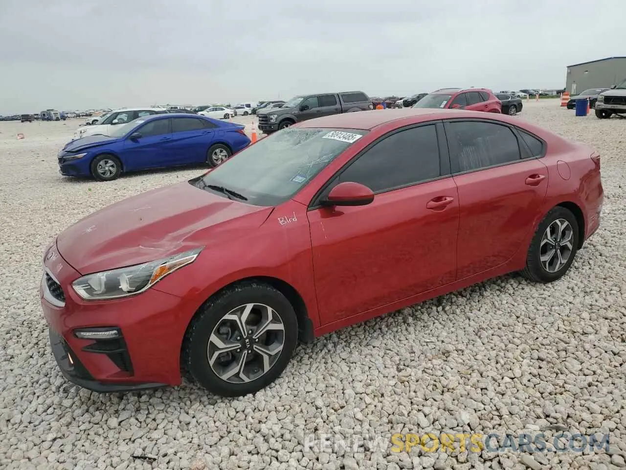 1 Photograph of a damaged car 3KPF24AD8LE154562 KIA FORTE 2020
