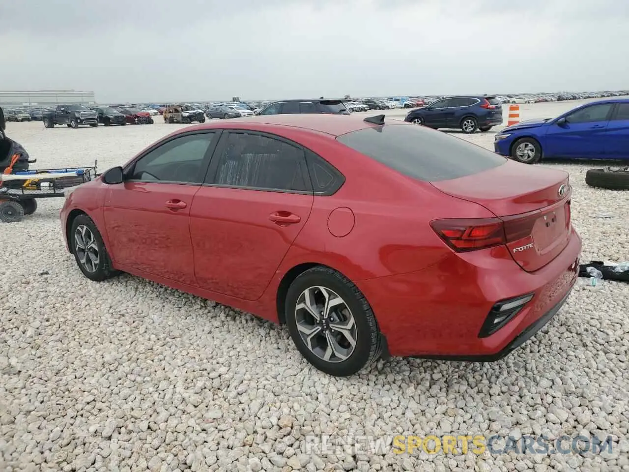 2 Photograph of a damaged car 3KPF24AD8LE154562 KIA FORTE 2020