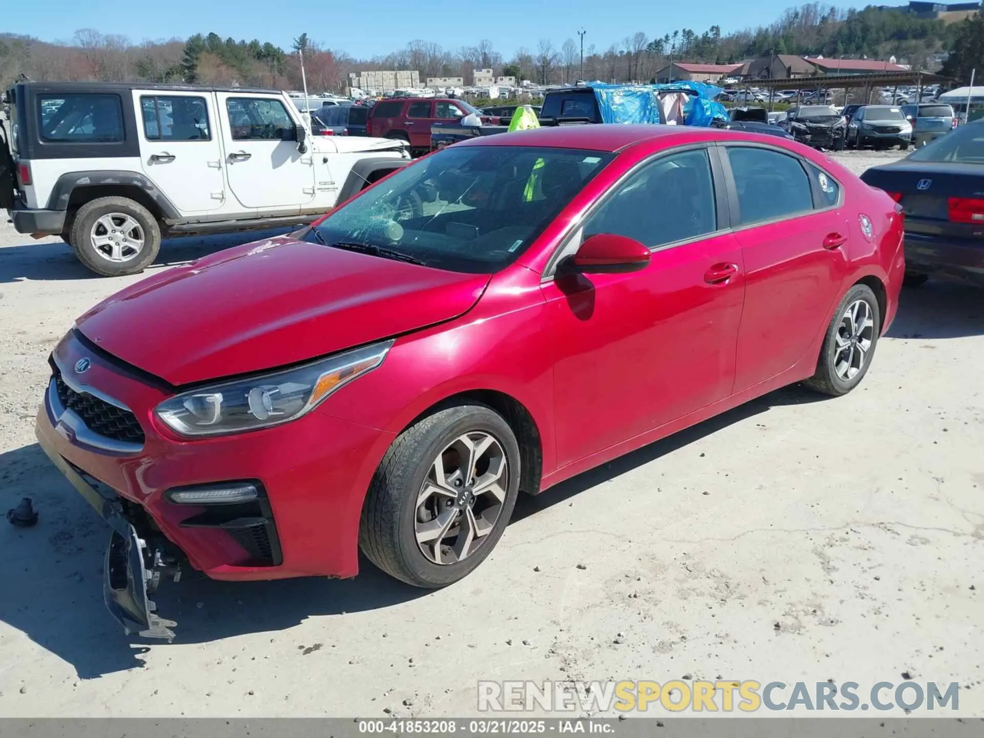 2 Photograph of a damaged car 3KPF24AD8LE182202 KIA FORTE 2020