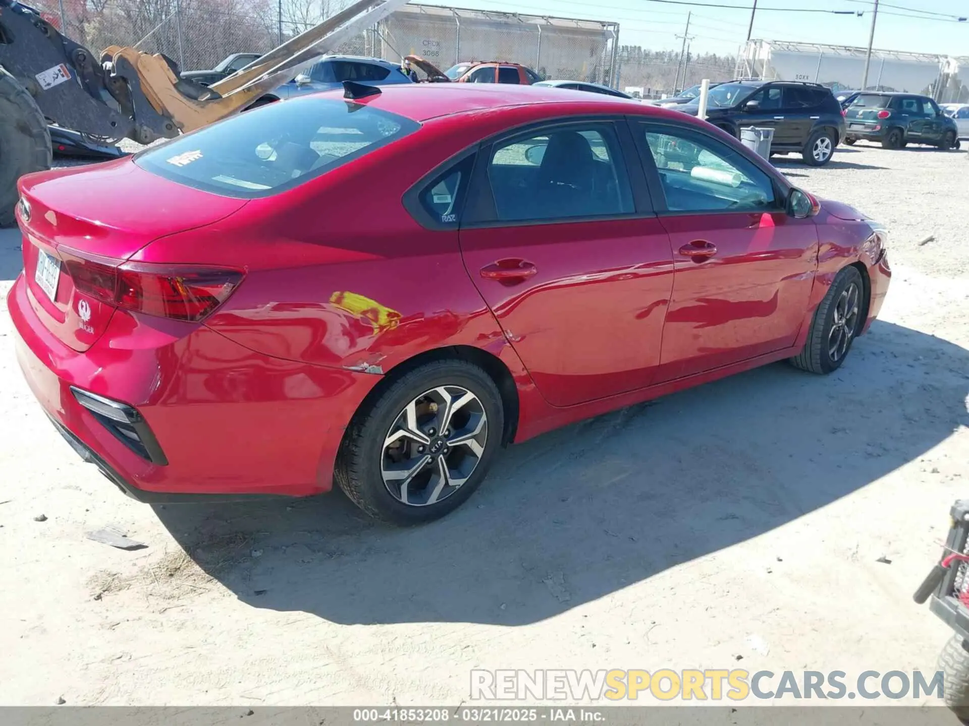 4 Photograph of a damaged car 3KPF24AD8LE182202 KIA FORTE 2020