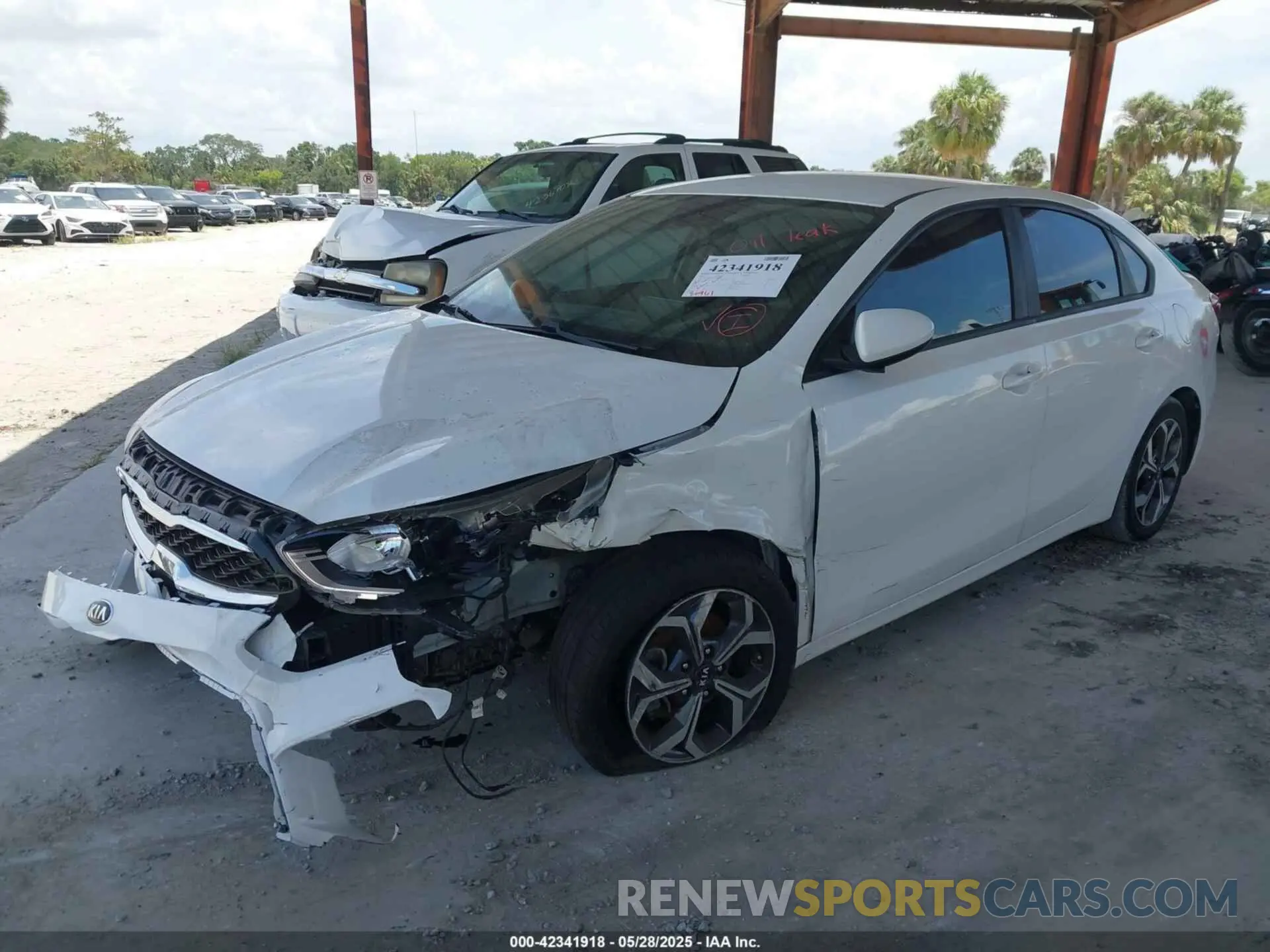 2 Photograph of a damaged car 3KPF24AD8LE186587 KIA FORTE 2020
