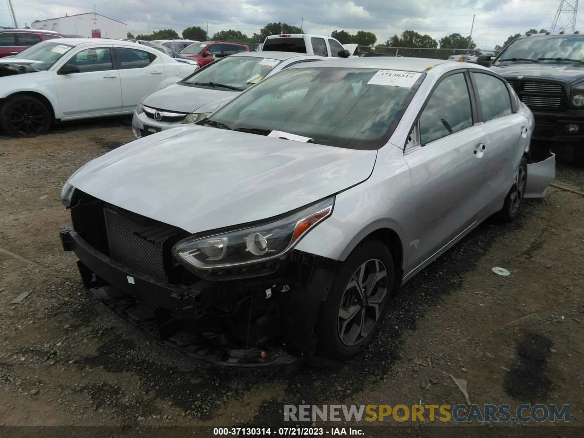 2 Photograph of a damaged car 3KPF24AD8LE191756 KIA FORTE 2020